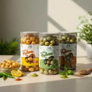 The Honest Basket – Moringa Makhana Range (Lemon Chilli | Jeera | Mint)