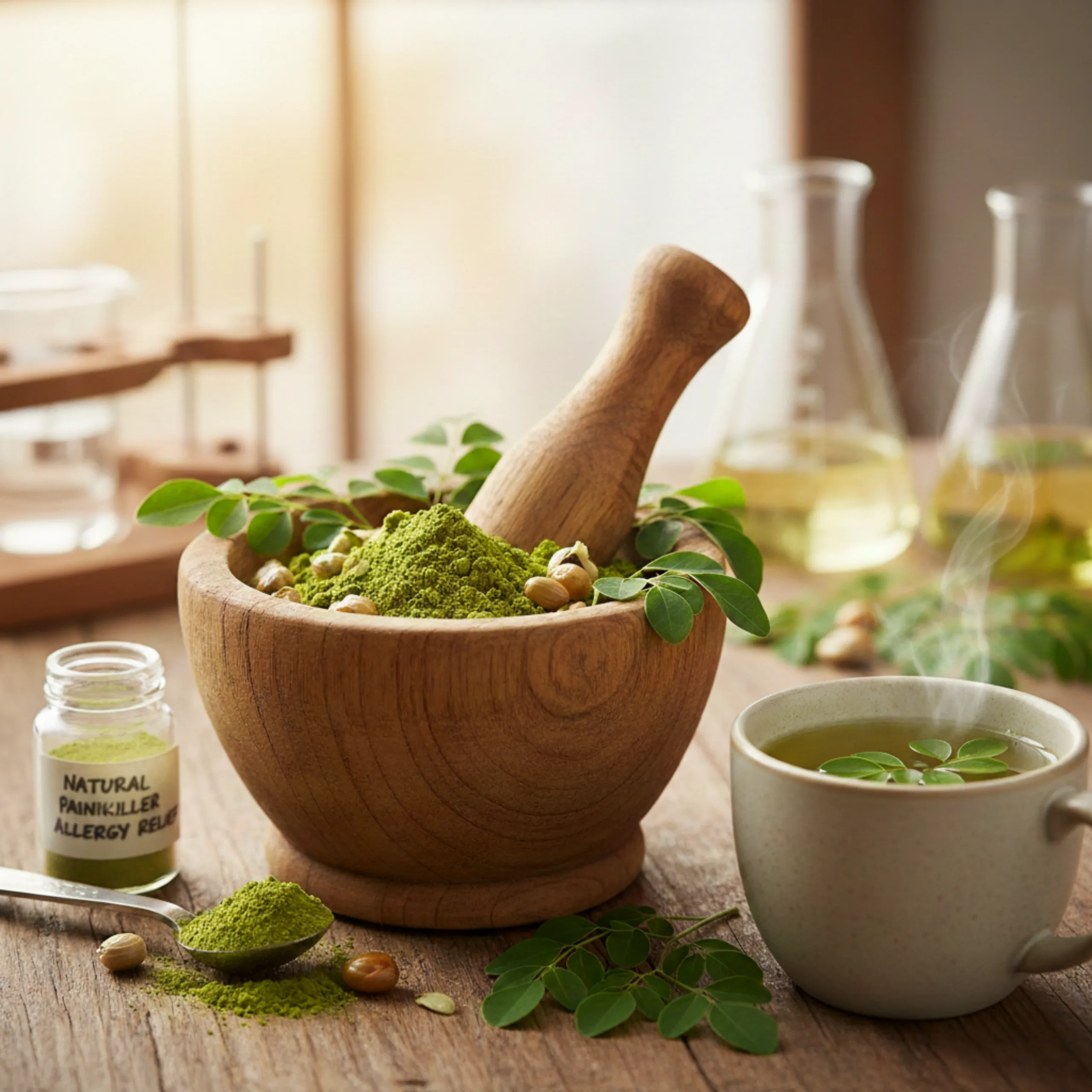 Analgesic-(painkiller) and Anti-Allergic Property